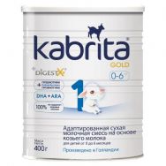 Kabrita Gold на основе козьего молока 400 г смесь молочная 1 с 0 до 6 мес.